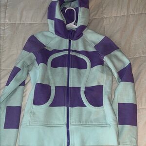 Lululemon Athletica Purple and Light Blue Hoodie